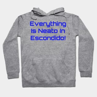 Everything  Is Neato In  Escondido! Blue Compu Hoodie